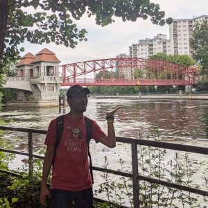 Sechserbrücke dilihat dari Malche