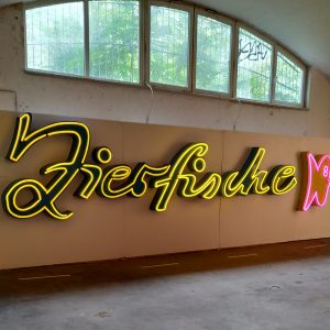 huruf logo Zierfische