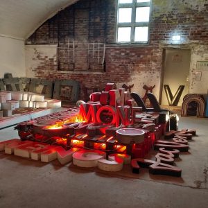 koleksi huruf di Buchstabenmuseum koleksi huruf di Buchstabenmuseum