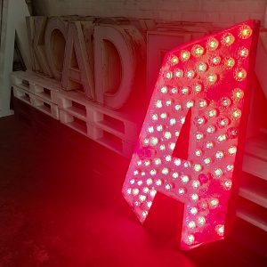 salah satu koleksi huruf di Buchstabenmuseum salah satu koleksi huruf di Buchstabenmuseum