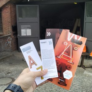 tiket, brosur, dan pintu masuk Buchstabenmuseum