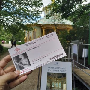 tiket masuk ke Rumah Cina Sanssouci