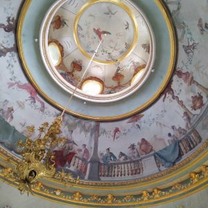 lukisan di bagian atap Rumah Cina Sanssouci