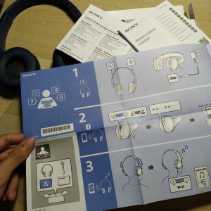 isi panduan singkat Sony WH-CH510