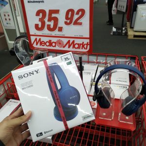 headphone Sony WH-CH510 berwarna biru