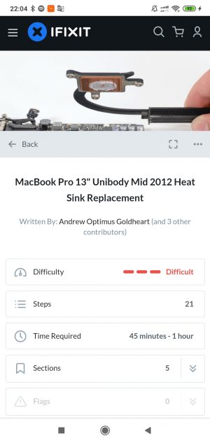 panduan dari iFixit