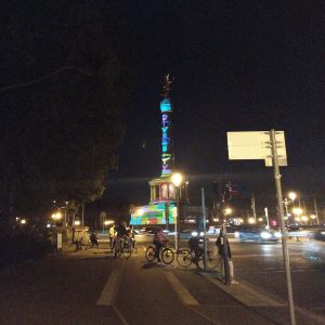 Festival of Lights di Siegessäule, Berlin, Jerman Festival of Lights di Siegessäule, Berlin, Jerman