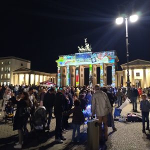 Festival of Lights di Brandenburger Tor, Berlin, Jerman Festival of Lights di Brandenburger Tor, Berlin, Jerman