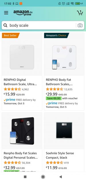 pencarian timbangan di Amazon pencarian timbangan di Amazon