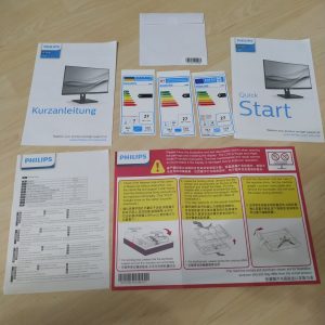 buku petunjuk monitor Philips 245B1/00