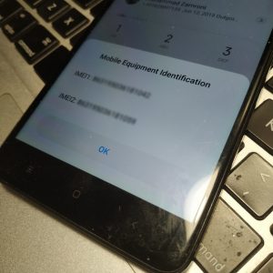 nomor IMEI ponsel, bisa dicek dengan menekan tombol *#06#*