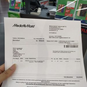 nota pembelian Google Pixel 4a