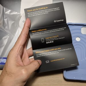 lembar ucapan terima kasih dari Caseology lembar ucapan terima kasih dari Caseology