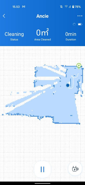 robot pembersih Ecovacs Deebot Ozmo 950 memetakan untuk pertama kali robot pembersih Ecovacs Deebot Ozmo 950 memetakan untuk pertama kali