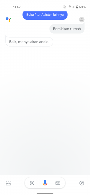 memerintahkan robot pembersih Ecovacs Deebot Ozmo 950 menggunakan Google Assistant memerintahkan robot pembersih Ecovacs Deebot Ozmo 950 menggunakan Google Assistant