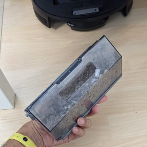 hasil sedotan robot pembersih Ecovacs Deebot Ozmo 950 hasil sedotan robot pembersih Ecovacs Deebot Ozmo 950