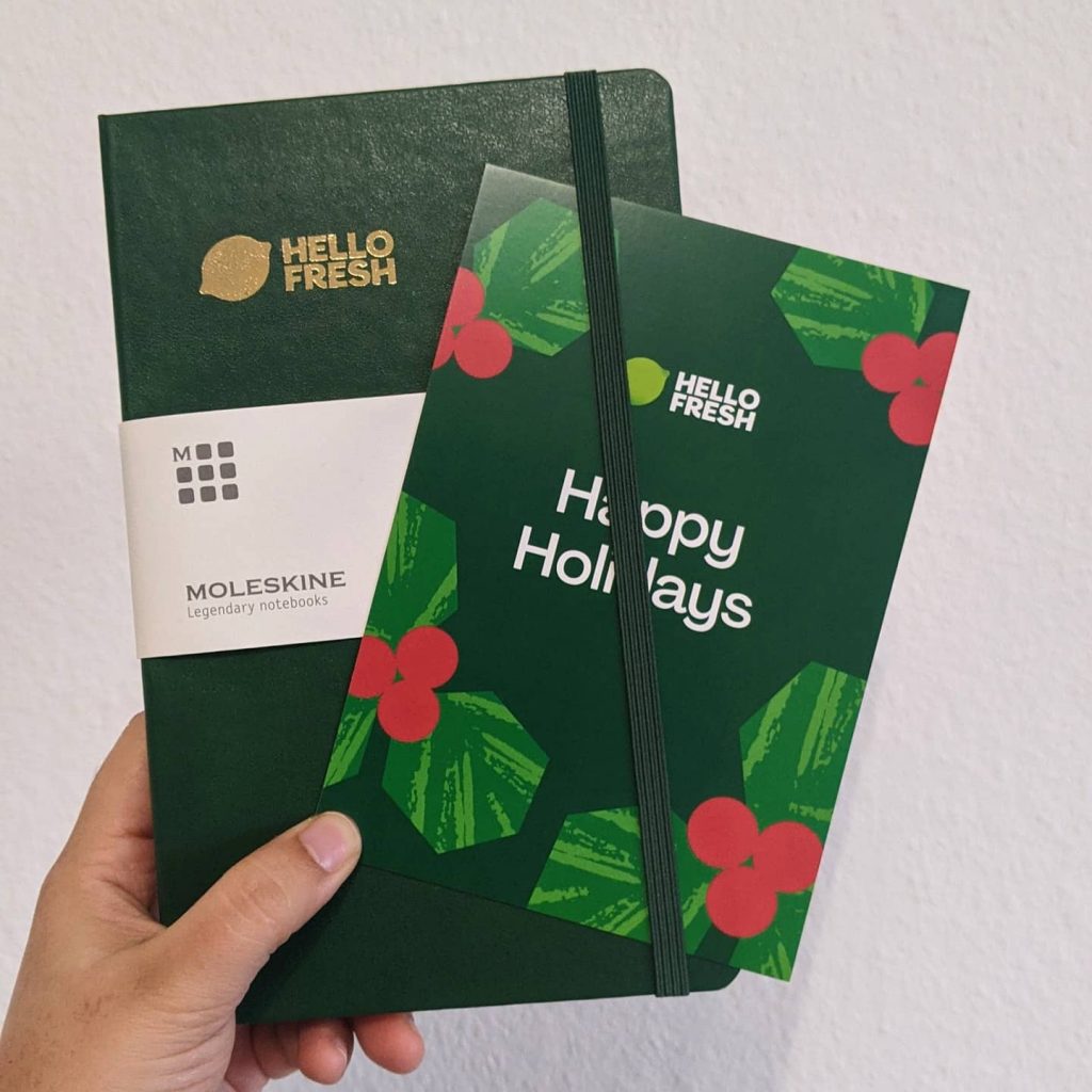 buku tulis Moleskine dari HelloFresh buku tulis Moleskine dari HelloFresh