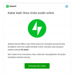 Informasi Gangguan Koneksi ke Blog