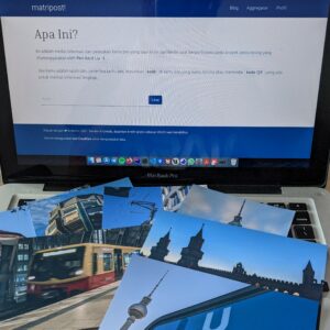 kartu pos yang dikirim untuk proyek matripost!