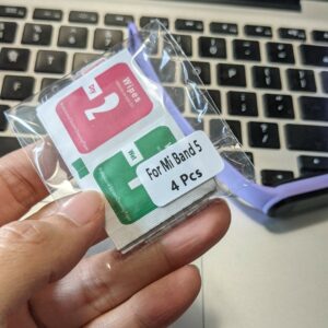 lapisan pelindung untuk Xiaomi Band 5 dan Amazfit Band 5 lapisan pelindung untuk Xiaomi Band 5 dan Amazfit Band 5