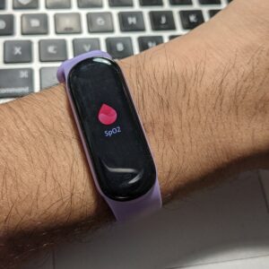 pengukuran kadar oksigen dalam darah menggunakan Amazfit Band 5 pengukuran kadar oksigen dalam darah menggunakan Amazfit Band 5