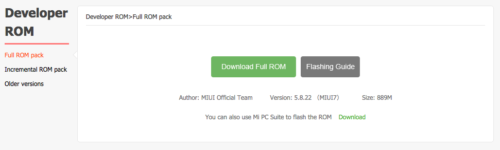 halaman download ROM