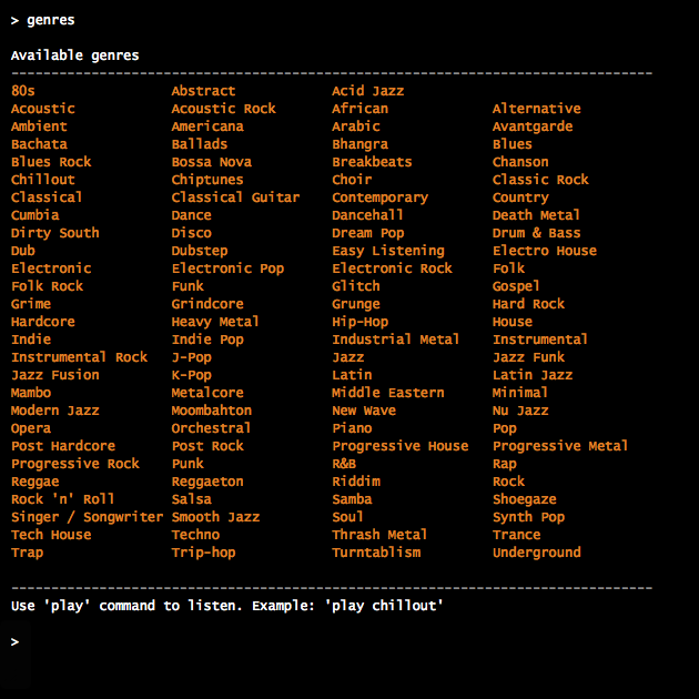 cmd-genres