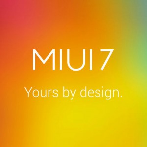 MIUI 7 - Yours by design