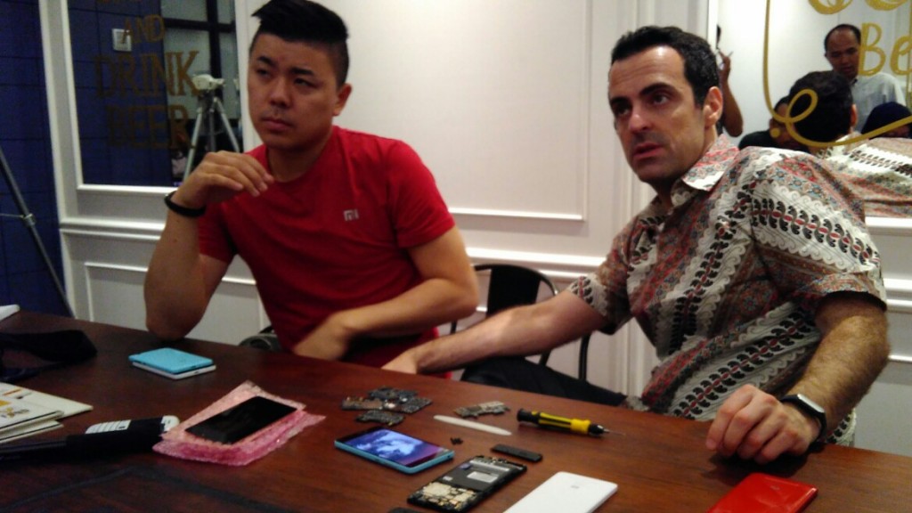 Head of Product Xiaomi Global Donovan Sung dan VP Xiaomi Global Hugo Barra